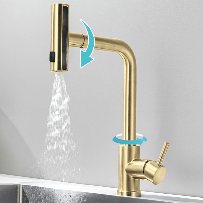 Kitchen Faucet with Pull-Down Sprayer