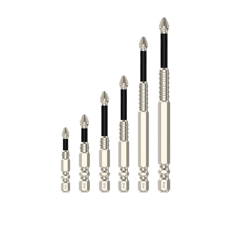 6 - Piece Phillips Screwdriver Bits Set