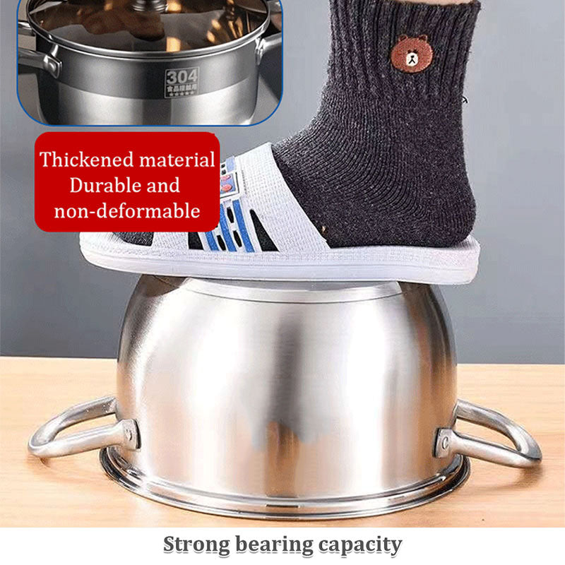 Stainless Steel Multifunctional Double-Layer Pot & Steamer