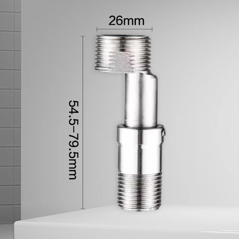 Eccentric Extendable Nipple for Thermostatic Shower Valve Installation