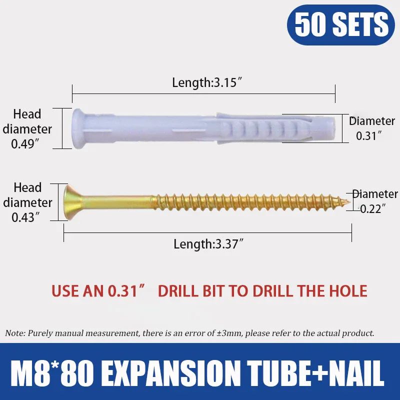 Four-sided Expansion Reinforced Multi-purpose Plastic Expansion Plug