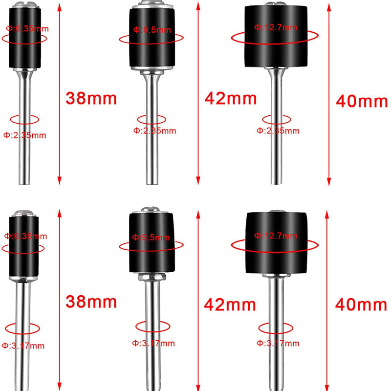 132PCS Sanding Drum Set with Mandrels