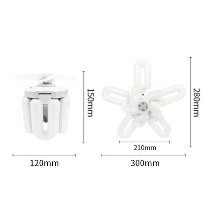 Foldable 5 Blade Fan Light