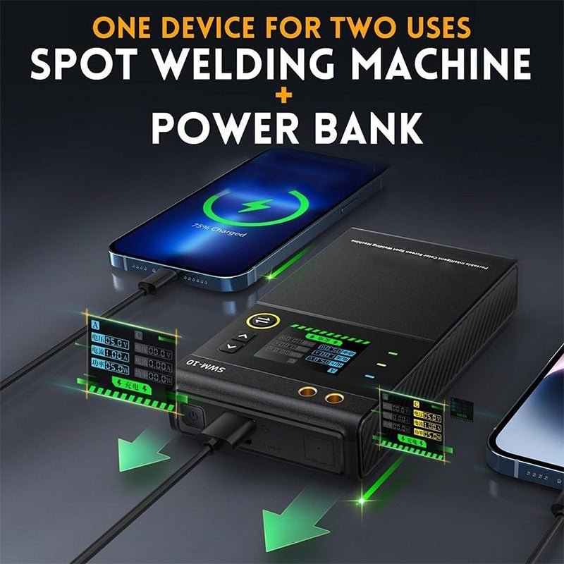 Portable Dual Pulse Spot Pen Welding Machine