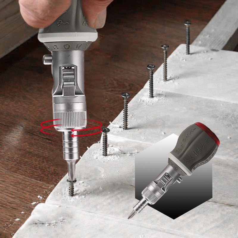 Compact Screwdriver Set with 8PCS Screwdriver Bits – misolikeo