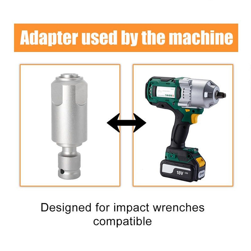 🔥2025 Hot🔥 High-carbon steel Electric Wrench to Hammer Adapter