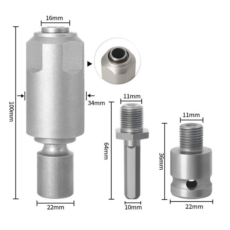 🔥2025 Hot🔥 High-carbon steel Electric Wrench to Hammer Adapter