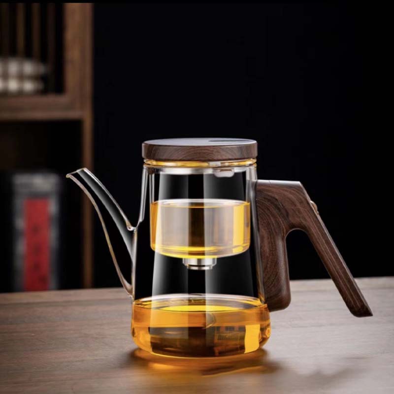 Semi-Automatic Water Guide Magnetic Teapot with Filter