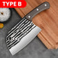 Stainless Steel Kitchen Knife with Ergonomic Handle