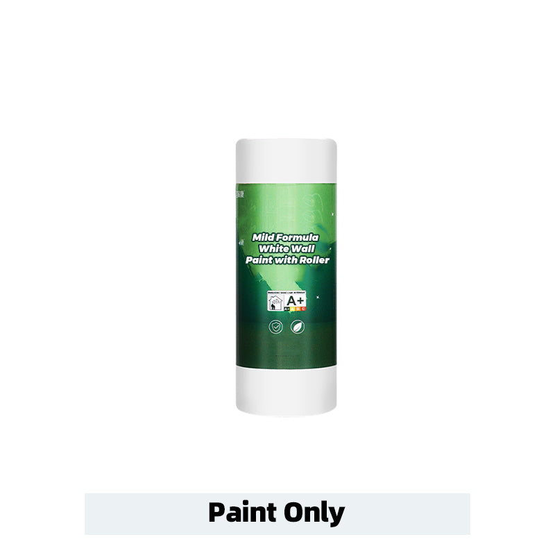 Mild Formula White Wall Paint with Roller