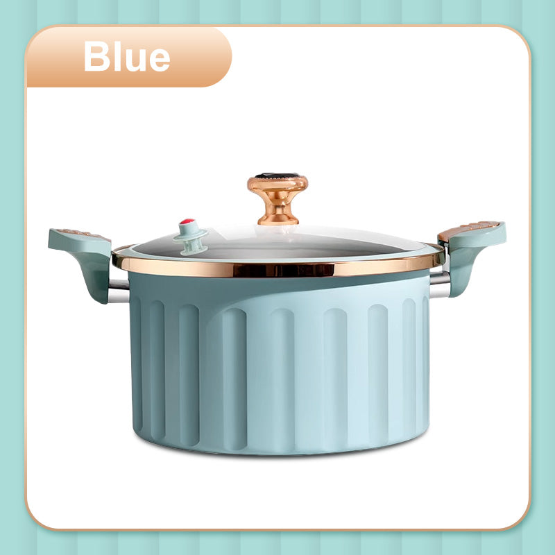 Multifunctional Enamel Vacuum Non-stick Stewing Micro Pressure Cooker