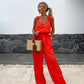 🔥2025 HOT SALE🔥Women's Sleeveless Wide Leg Jumpsuit