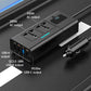 Universal 12V to 220V Car Socket with Display
