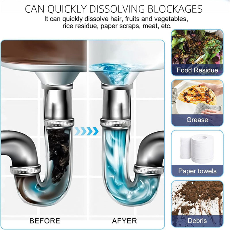 🔥Multi-Use Powerful Anti-Clog Drain Cleaner