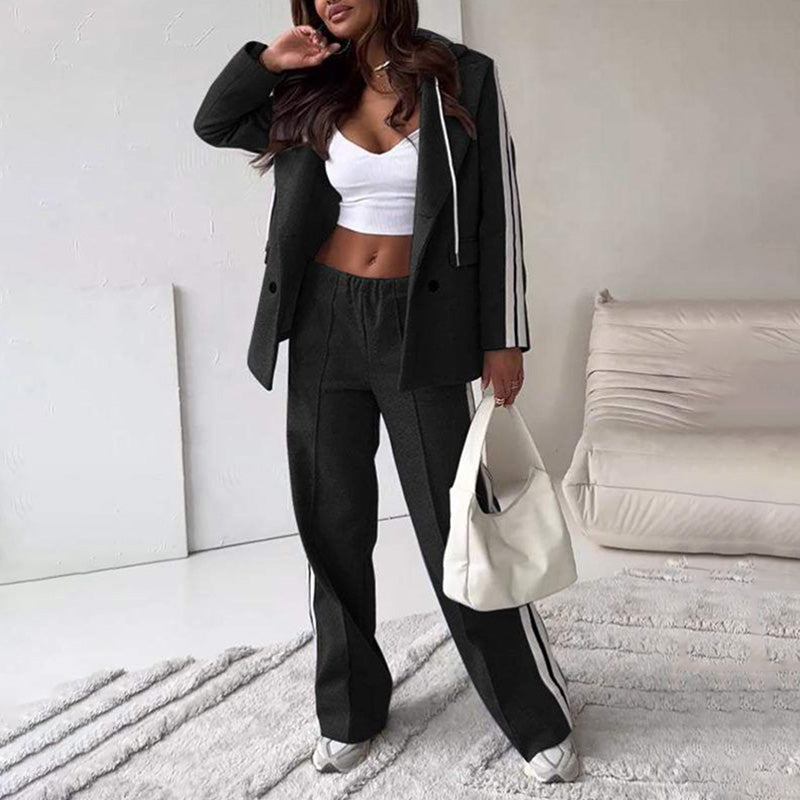 🍂Fall Specials🍂Women's 2 Piece Hooded Blazer Outfits