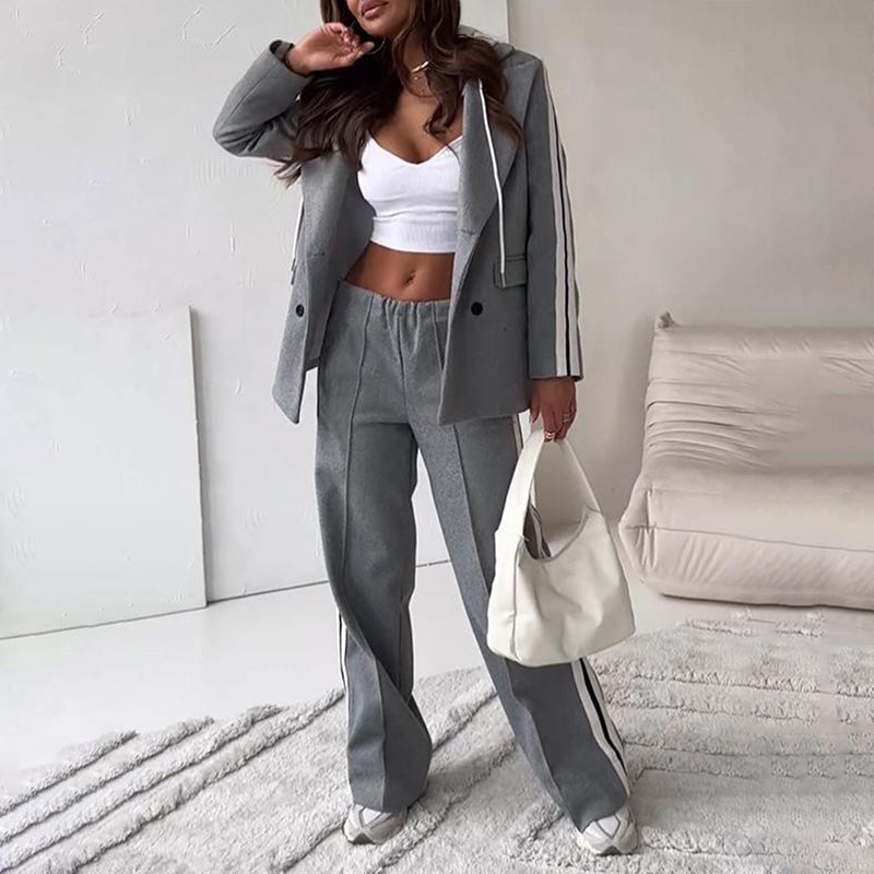 🍂Fall Specials🍂Women's 2 Piece Hooded Blazer Outfits