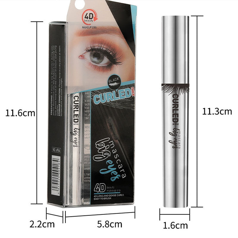 Long Lasting Curling Mini-Brush Waterproof Mascara