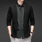 Men's Fake Two-Piece Striped Long-Sleeved Sweater（50% OFF）