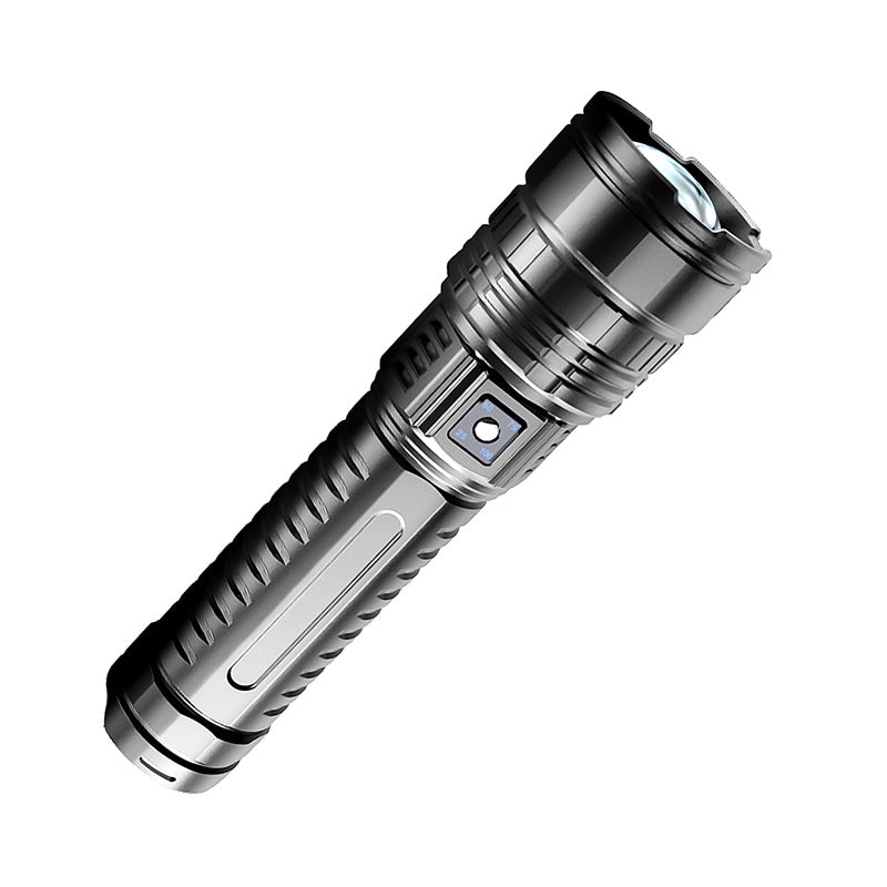 Multifunctional White Laser Telescopic Zoom Tactical Flashlight