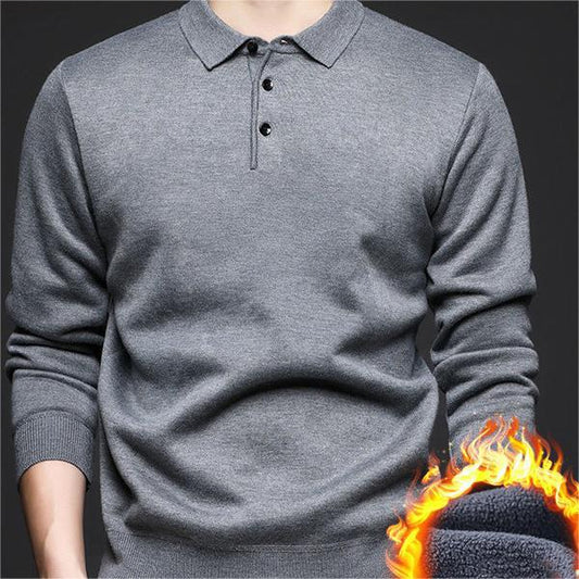 45% OFF -Men's Winter Lapel Padded Thickened Sweater