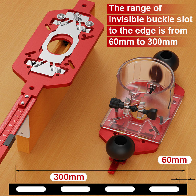 Adaptable Trimming Machine Slotted Base for Woodworking