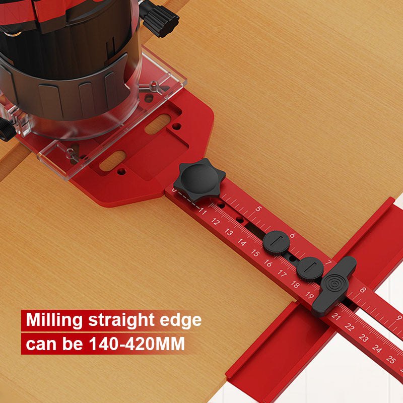 Adaptable Trimming Machine Slotted Base for Woodworking