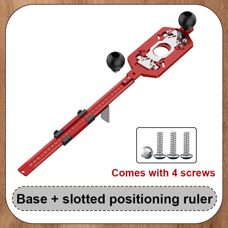 Adaptable Trimming Machine Slotted Base for Woodworking