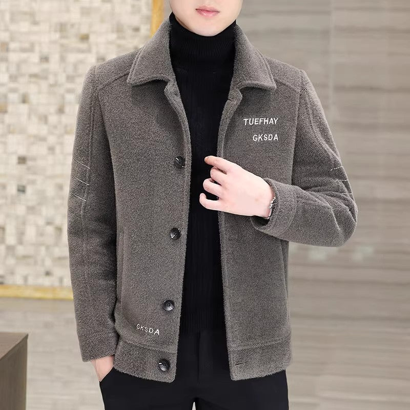 Men's Classic Warm Up Button Jacket