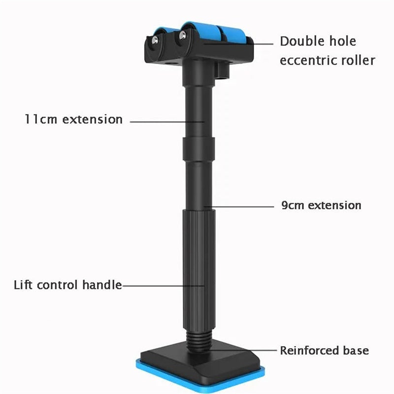 Adjustable Cabinet Support Pole with Roller Head