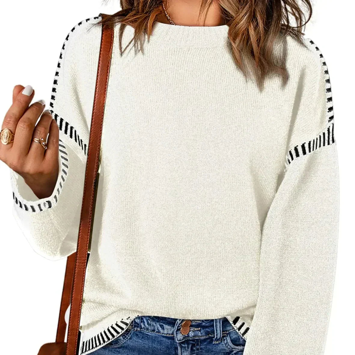 🍂 Fall must-have!🔥Women's Casual Knit Pullover Sweater