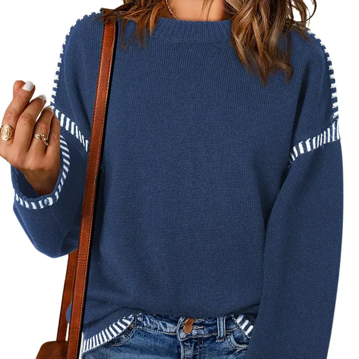 🍂 Fall must-have!🔥Women's Casual Knit Pullover Sweater