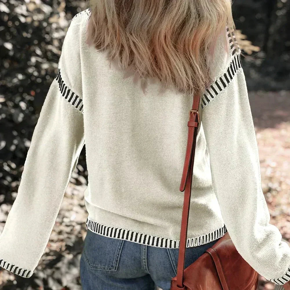 🍂 Fall must-have!🔥Women's Casual Knit Pullover Sweater