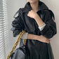 Women's Vintage Leather Coat