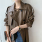 Women's Vintage Leather Coat