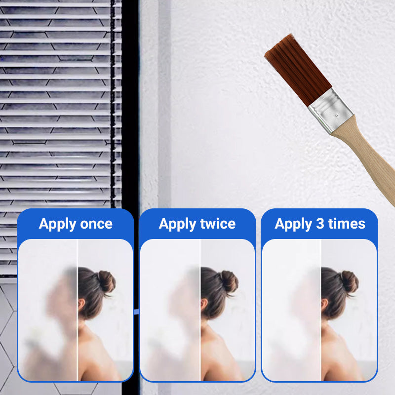 🎅Early Xmas Sales - 50% OFF🎄Waterproof Frosted Glass Paint for Door & Window with Brush