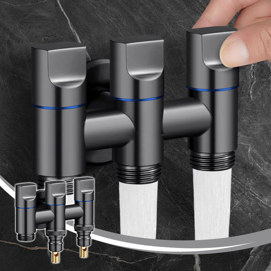 Rust-Resistant One-Inlet Three-Outlet Faucets Set