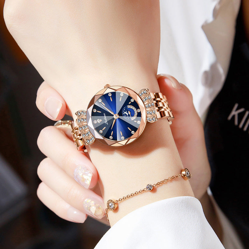 🎀Fashionable Diamond Moon Star Watch for Women