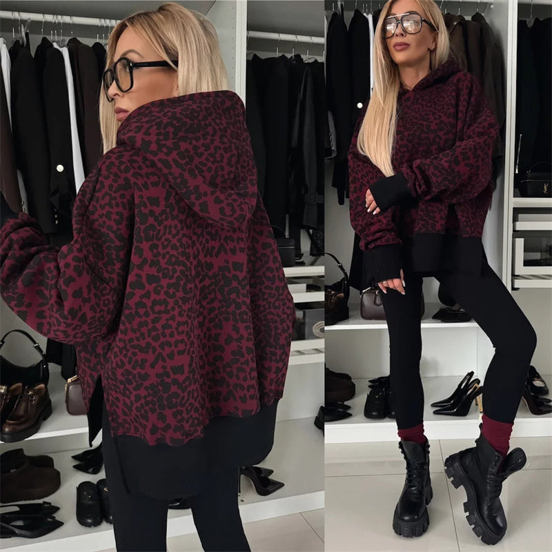 🎅Christmas Pre-sale🎁 Women's Oversized Hoodie and Leggings Set