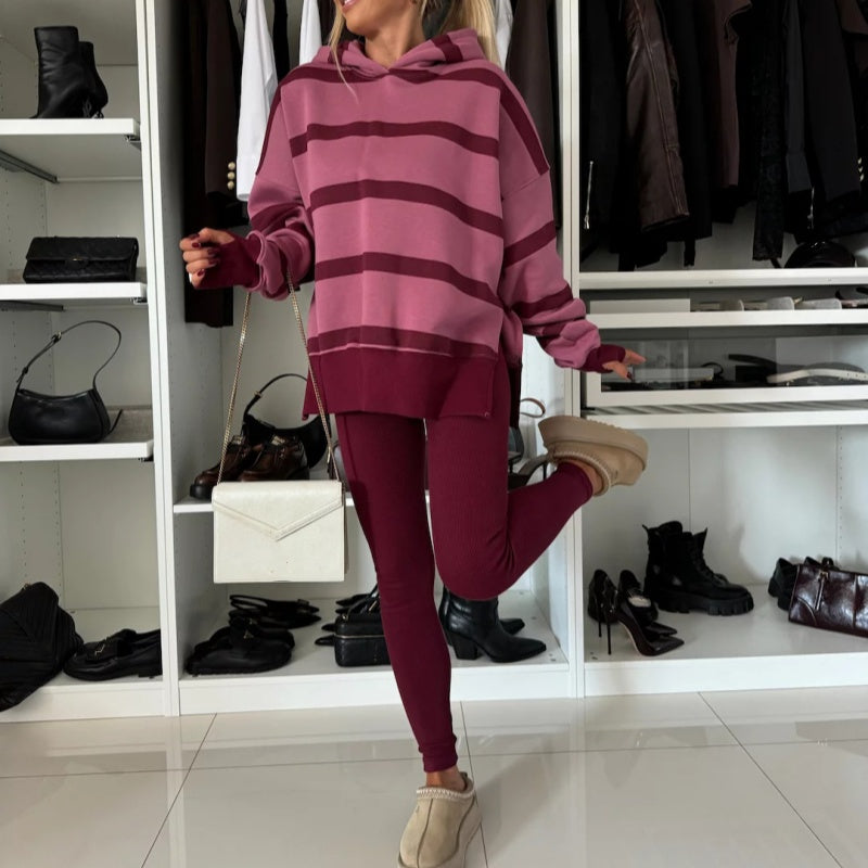 🎅Christmas Pre-sale🎁 Women's Oversized Hoodie and Leggings Set