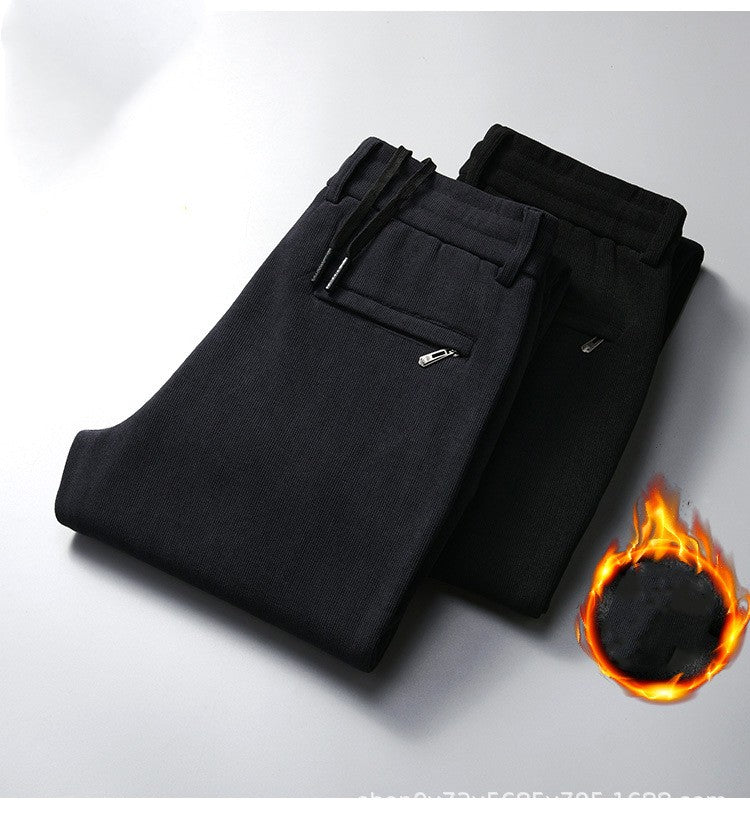 Men's Corduroy Casual Straight Pants