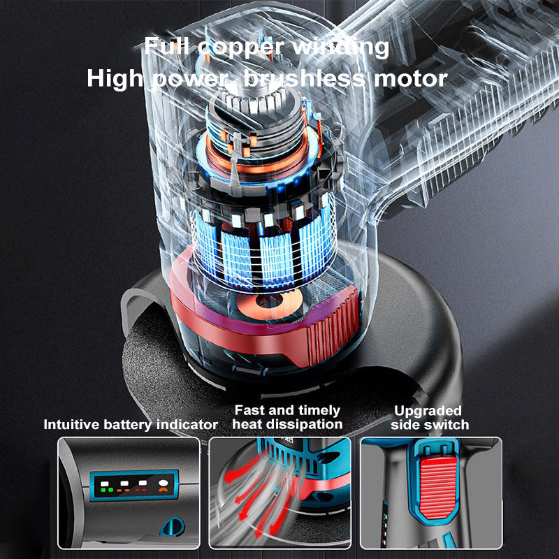🔧 50% OFF NOW! ⚡ Compact Brushless Grinder – Lightweight, Variable Speed & Portable – For Cutting, Grinding & Polishing 🔩