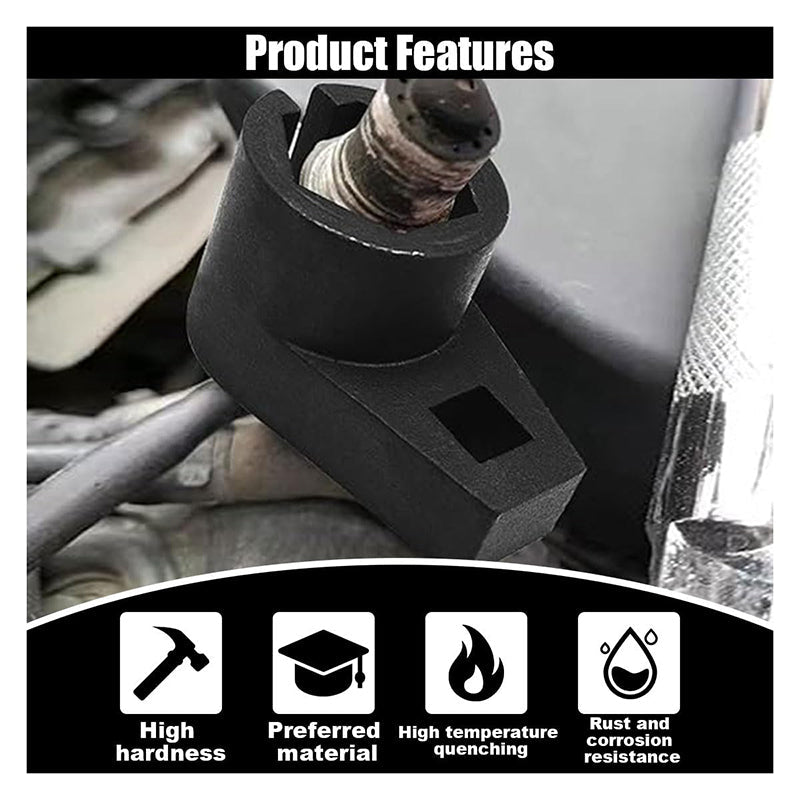 Car Offset Oxygen Sensor Socket for Easy Installation & Removal(7/8”/ 22mm)