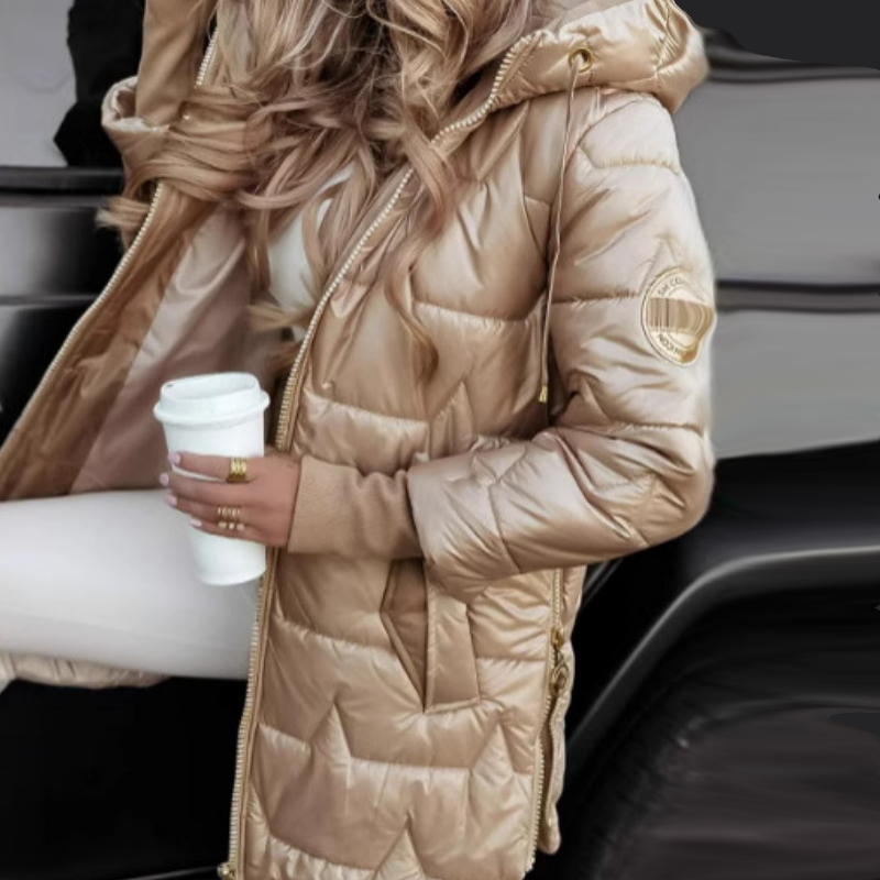 🎅Christmas Pre-sale🎁Women's Winter Warm Hooded Mid-Length Coats