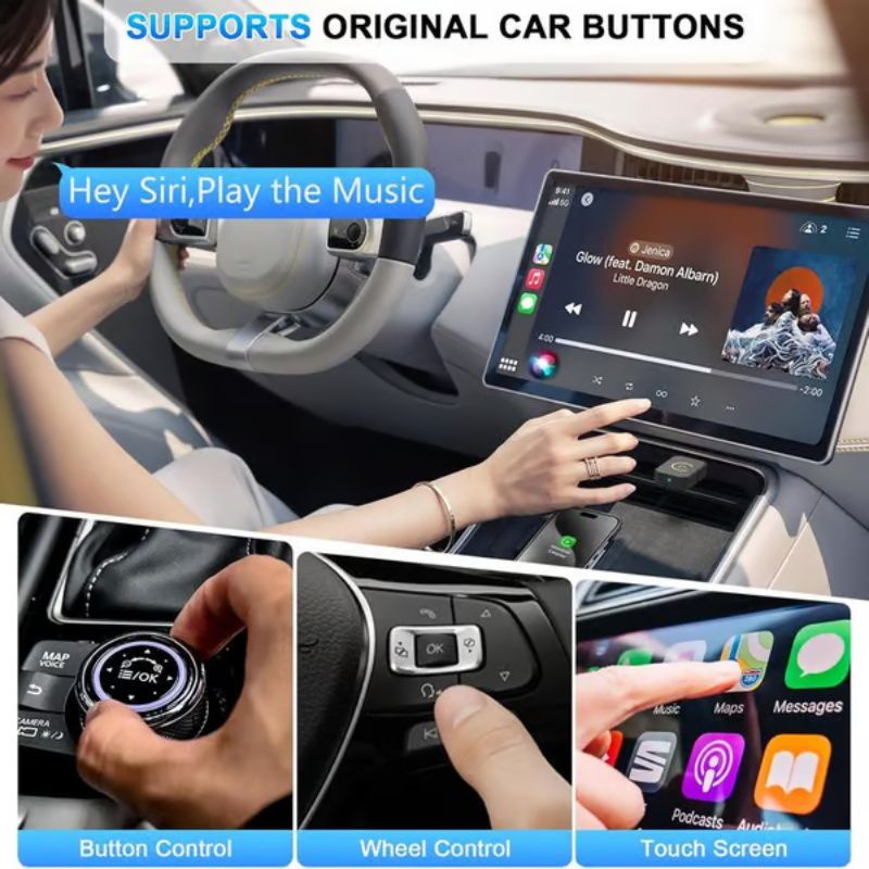 🔥2025 New Arrival🔥 Mini Wireless CarPlay Adapter