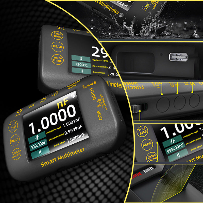 Rechargeable Color Screen High-Precision Photovoltaic Multimeter