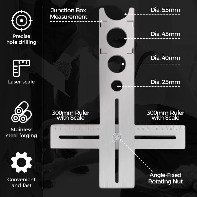 🏡The Perfectist's Interior Design Essentials🏡Ceramic Tile Hole Locator