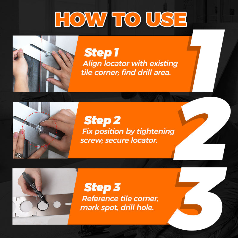 🏡The Perfectist's Interior Design Essentials🏡Ceramic Tile Hole Locator