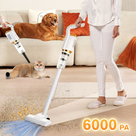 ❄️Winter Specials 50% Off Cordless Vacuum Cleaner – 6000PA Powerful Suction for Home & Car