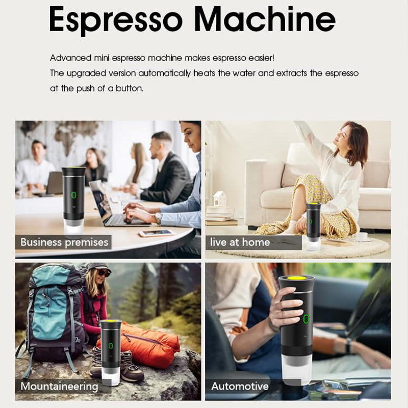 Rechargeable Portable Capsule Coffee Maker ❄️