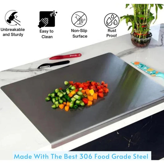 Stainless Steel Countertop Chopping Board